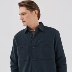 CORTEFIEL - Sobrecamisa 100% Algodón Casual Hombre
