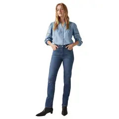 LEVIS - Jean Straight Tiro Alto Mujer