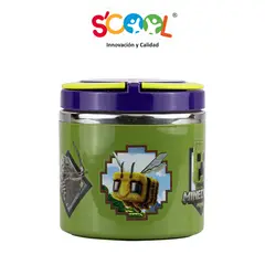 SCOOL - Termo comida acero Niño Minecraft