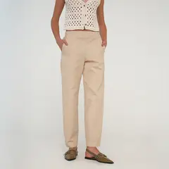 NAF NAF - Pantalón Straight Tiro Alto Mujer
