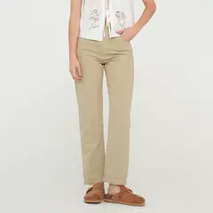 NAF NAF - Pantalón Straight Tiro Alto Mujer