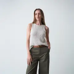 NAF NAF - Polo Sin Mangas Mujer