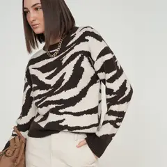 NAF NAF - Chompa Manga Larga Mujer