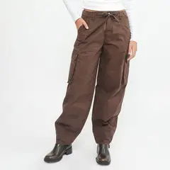 DENIMLAB - Pantalón Baggy Tiro Alto Mujer