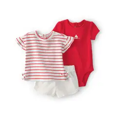CARTER'S - Conjunto 3 Piezas Bebé Niña Algodón Carters