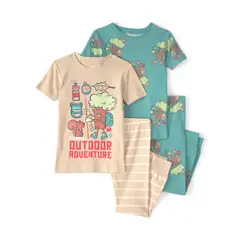 CARTER'S - Pijama 4 Piezas Bebé Niño Algodón Carters