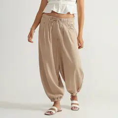 DOO AUSTRALIA - Pantalón Balloon Tiro Alto Mujer