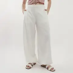 AMERICAN ABBEY - Pantalón Balloon Tiro Alto Mujer