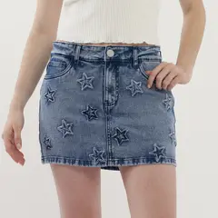 AMERICAN ABBEY - Falda Corta Mujer