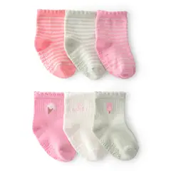 CARTER'S - Medias Pack X6 Bebé Niño Algodón Carters