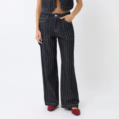 SYBILLA - Jean Straight Tiro Alto Mujer