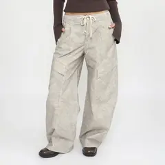 SYBILLA - Pantalón Baggy Tiro Medio Mujer