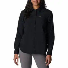 COLUMBIA - Blusa Para Mujer Manga Larga Silver Ridge¿ 3.0 Negro Vestuario