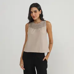 ELLE - Polo Crinkle Macrame Set