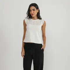 ELLE - Blusa Manga Corta Mujer