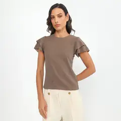 ELLE - Polo Manga Corta Mujer