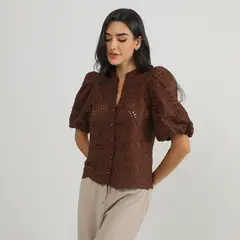 ELLE - Blusa Manga Corta Mujer