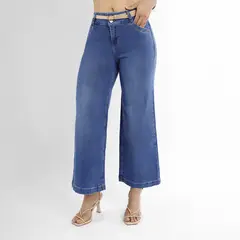 KANSAS - Jean Wide Leg Tiro Alto Mujer