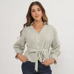 BASEMENT - Blusa Manga Larga Mujer