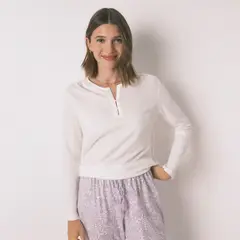 WOMEN SECRET - Camisa Dormir Algodón Mujer