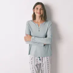 WOMEN SECRET - Camisa Dormir Algodón Mujer