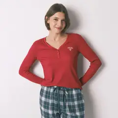 WOMEN SECRET - Camisa Dormir Algodón Mujer