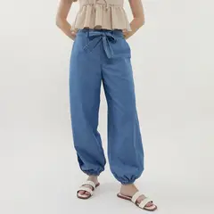 AMERICAN ABBEY - Pantalón Bombacho Medio Mujer