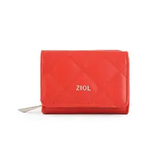 ZIOL - Billetera Bouffi Mujer Rojo