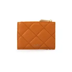 ZIOL - Tarjetero Bouffi Mujer Camel