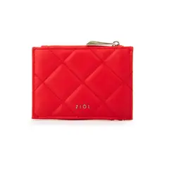 ZIOL - Tarjetero Bouffi Mujer Rojo
