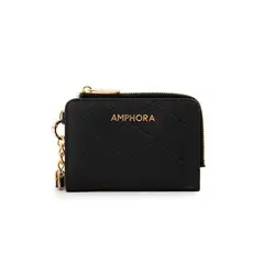 AMPHORA - Billetera Suiza Mujer Negro