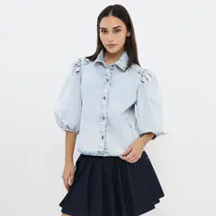 SYBILLA - Blusa Manga 3/4 Mujer