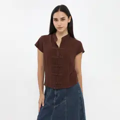 SYBILLA - Blusa Sin Mangas Mujer