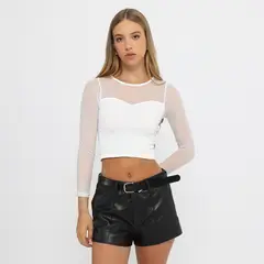 SYBILLA - Polo Manga Larga Mujer