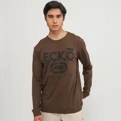 ECKO - Polo Manga Larga Algodón Regular Fit Hombre