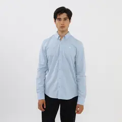 HUNTINGTON - Camisa Casual Regular Fit Manga Larga Hombre