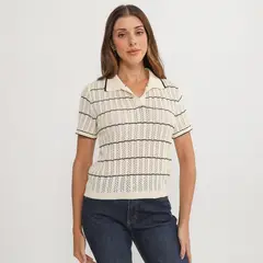 BASEMENT - Top Manga Corta Mujer