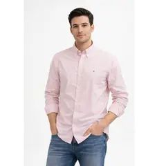 TOMMY HILFIGER - CAMISA SHIRT Rosado 17