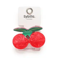 SYBILLA - Gancho Acrilico Cereza