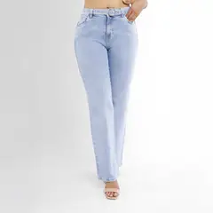 KANSAS - Jean Straight Tiro Medio Mujer
