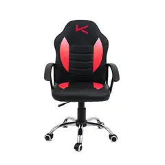 KUZLER - Silla Gamer Kids Rosada con Base Metalica TARN-101R