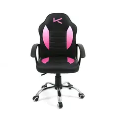 KUZLER - Silla Gamer Kids Rosada con Base Metalica TARN-101R