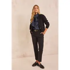 MAISON 123 - Pantalón Slim Tiro Alto Mujer