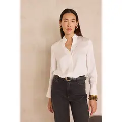 MAISON 123 - Blusa Manga Larga Mujer