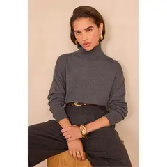 MAISON 123 - Chompa Manga Larga Mujer