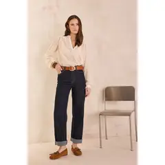 MAISON 123 - Jean Balloon Tiro Alto Mujer
