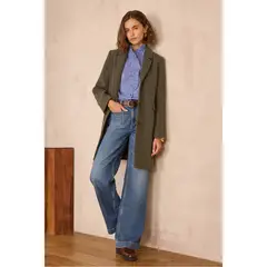 MAISON 123 - Abrigo Largo Mujer