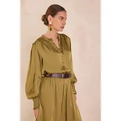 MAISON 123 - Blusa Manga Larga Mujer