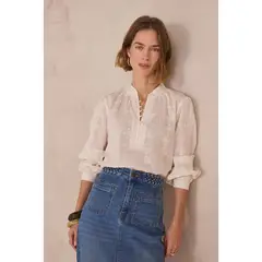 MAISON 123 - Blusa Manga Larga Mujer