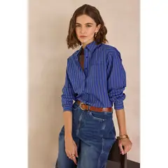 MAISON 123 - Blusa Manga Larga Mujer